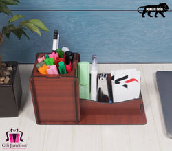 Two Compartment Pen & Stationary Holder