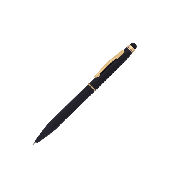 Black Ball Point Pen With Golden Touch Model 23048